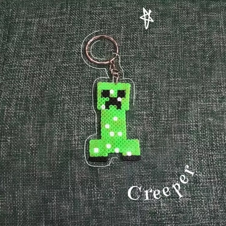Gantungan kunci creeper-minecraft/creeper keychain