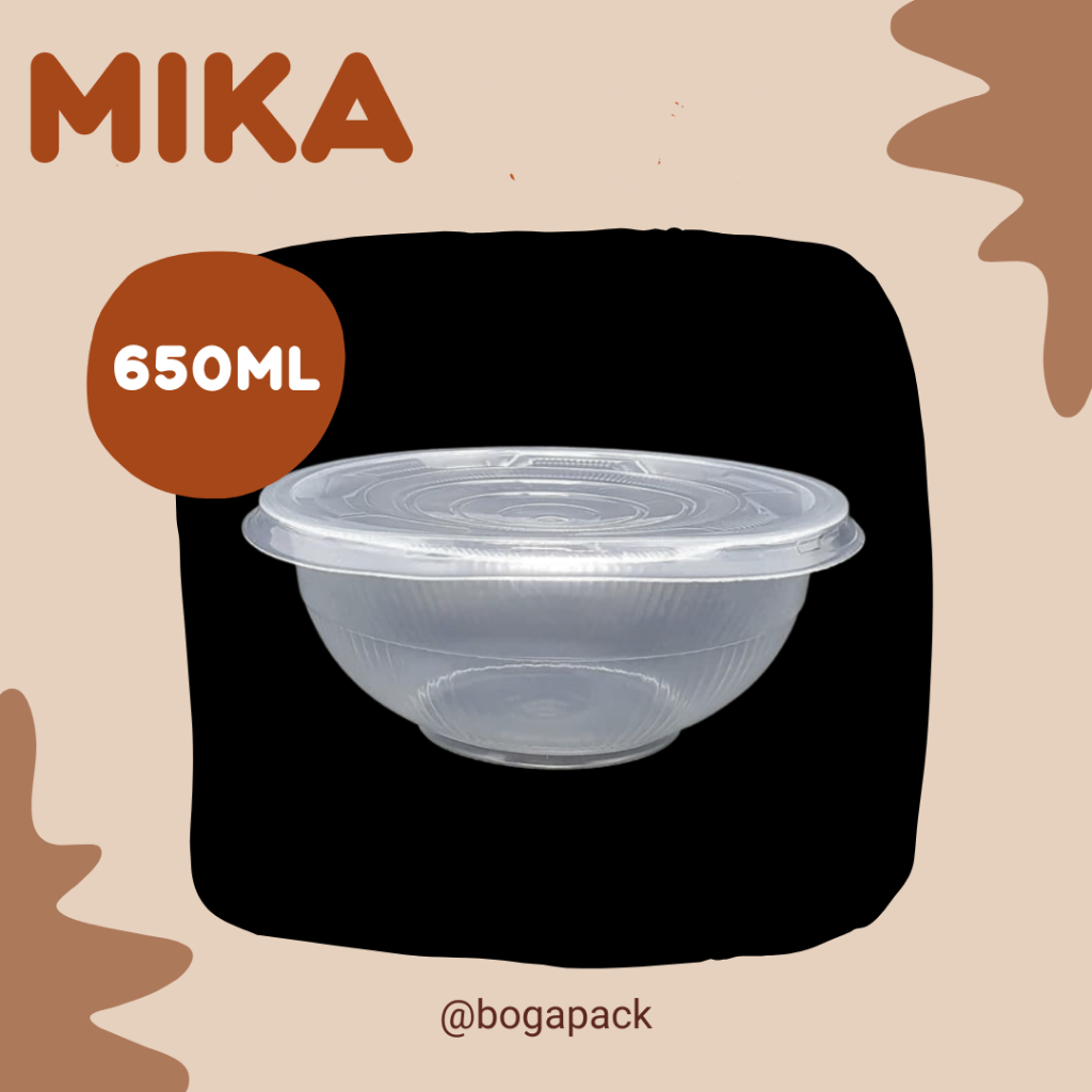 Mika Mangkok 650ml / Mika Bakso / Mangkok Bakso / Mangkok Sekali Pakai
