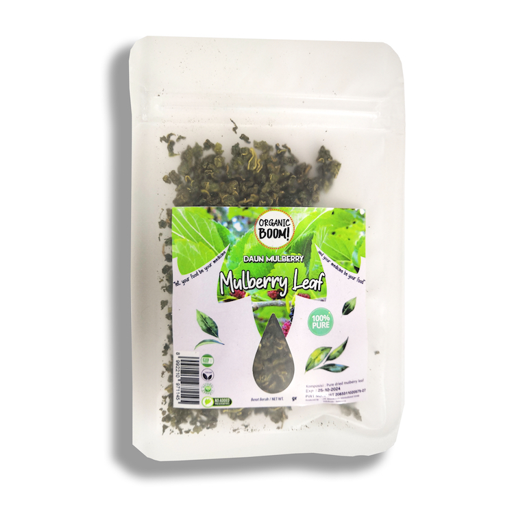 

Organic Boom! - Mulberry Leaf Dried 25g Daun Murbei Kering