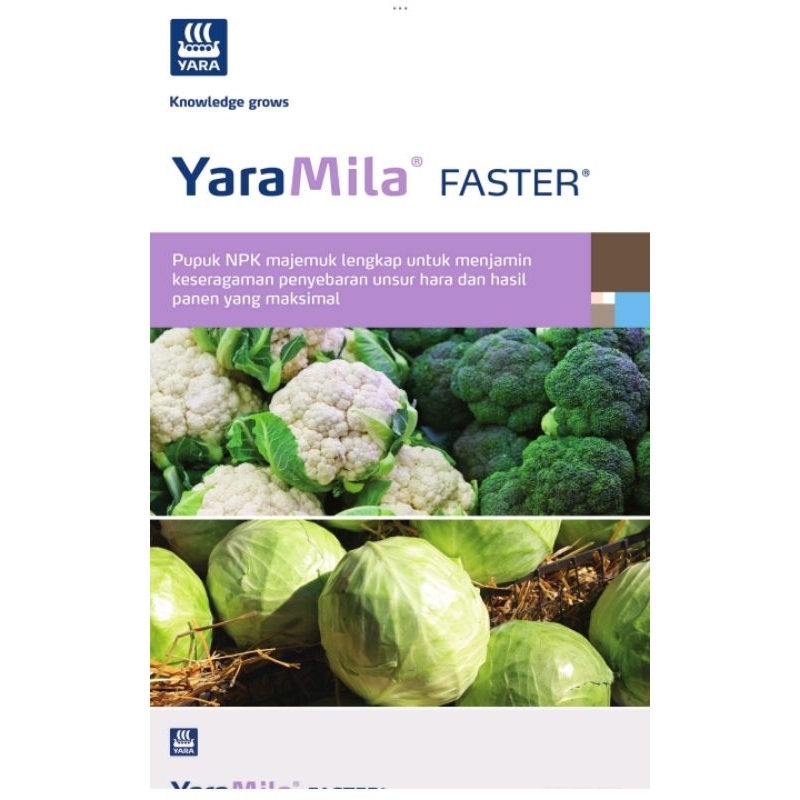 Pupuk Pembentukan dan Pertumbuhan Tanaman | NPK 25.7.7 YARAMILA FASTER