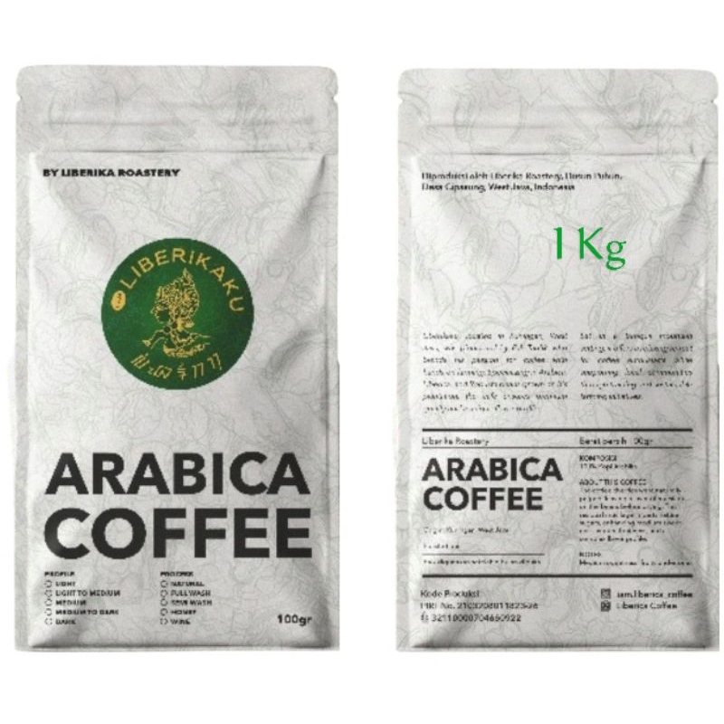 

1 KG KOPI (ROASTBEANS) ARABIKA BUANA CIREMAI PROSES NATURAL
