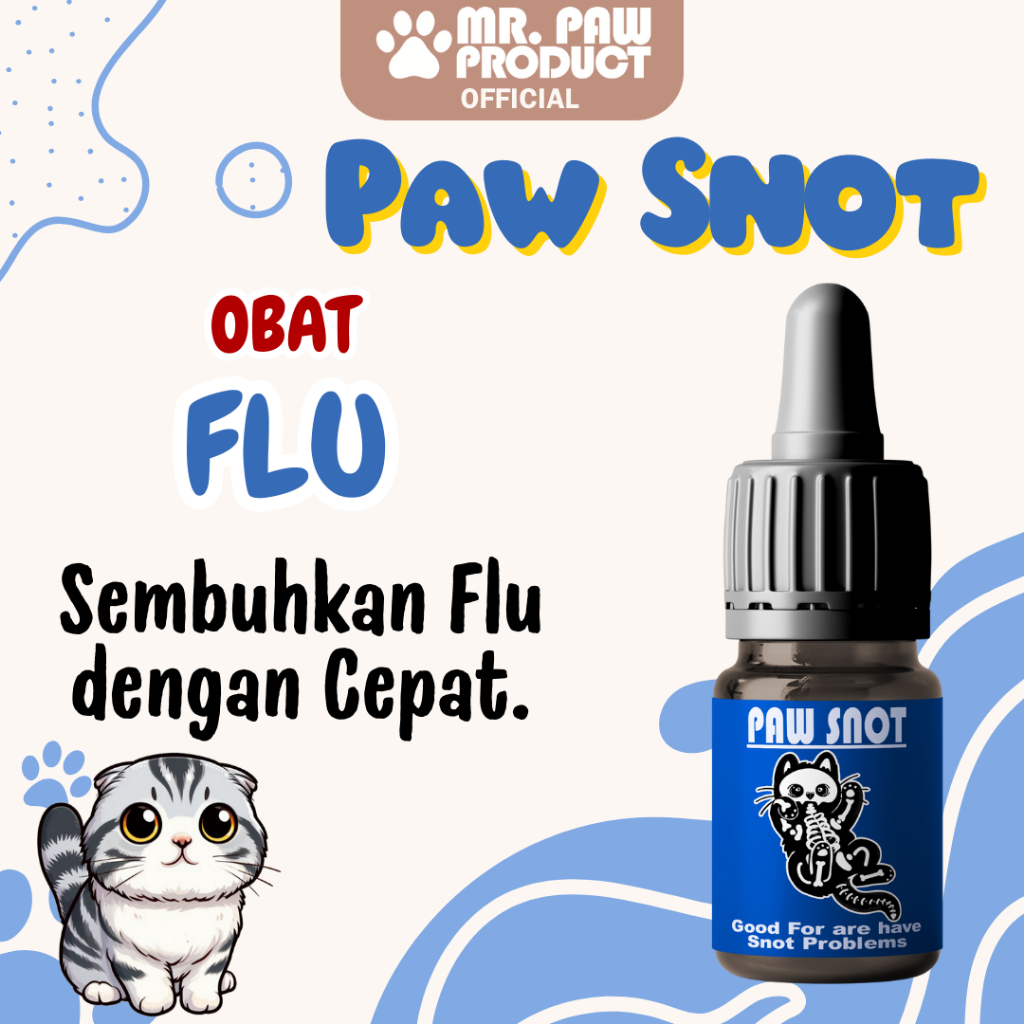 MR PAW - Snot / obat flu kucing / obat flu anjing /obat flu anabul