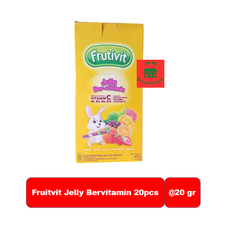 

Fruitvit Jelly Ber-vitamin 1Box 20pcs