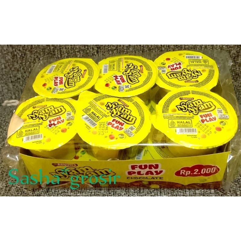 

nyam-nyam funplay 1pack isi 12pcs...(2.000)