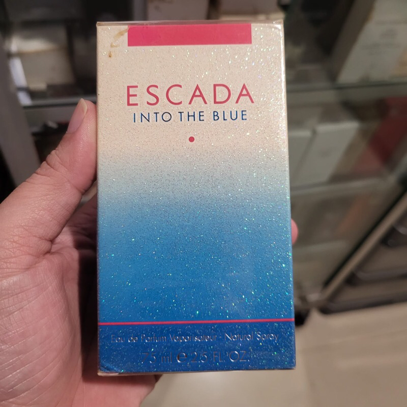 Escada Into the blue Edp 75ml - stok vintage