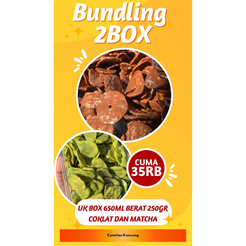 

Paket Bundling Coklat 250gr + Matcha 250gr