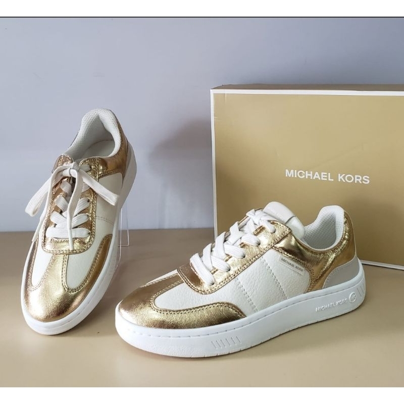 Ready MK Kai Lace up, 49F4KAFS4L. faux leather/pyramid studs. Crean Multi.