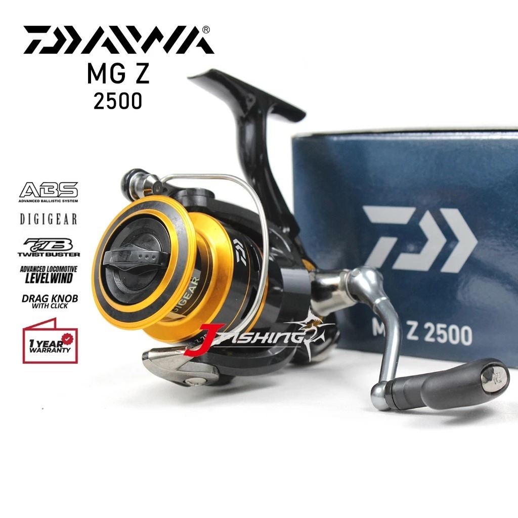 Reel DAIWA MG Z | 2000 s/d 3000 | Spinning | Kolam Sungai Muara Danau | Garansi Resmi