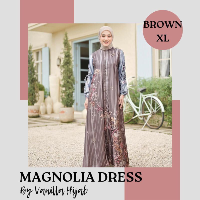 (SPLIT PAYMENT) HAGIA | MAGNOLIA DRESS BY VH VANILLA HIJAB VANILLAHIJAB