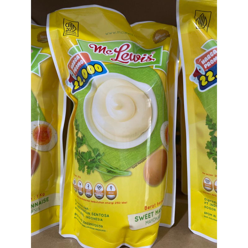 

Mc Lewis Sweet Mayonaise 1kg/500gr