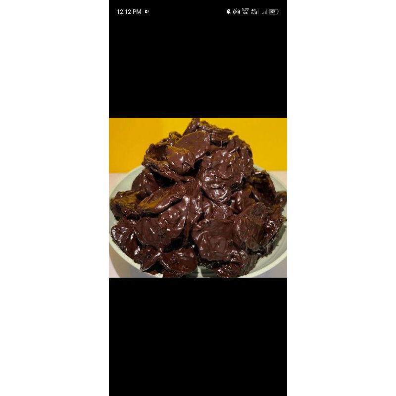 

kripik pisang coklat murah || coklat tebal
