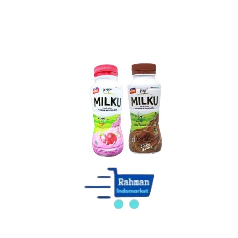

MILKU susu UHT 3pcs/ 6pcs /1dus 12pcs @200ml