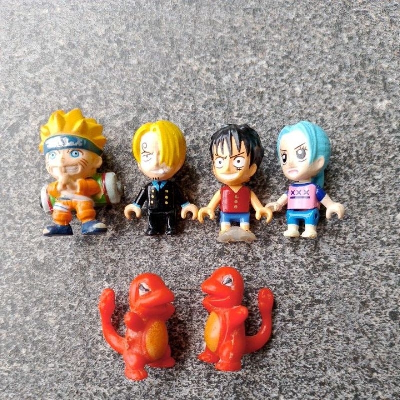 Mainan Action Figure Mini Figure One Piece Mix