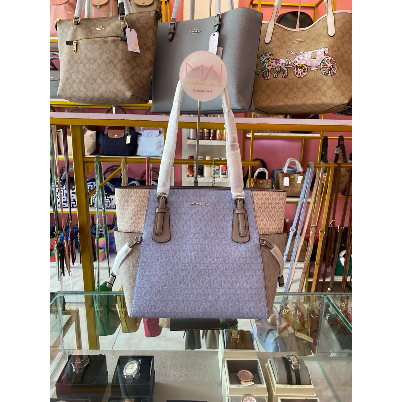 Emka Voyager Tote Bag Blue Multi