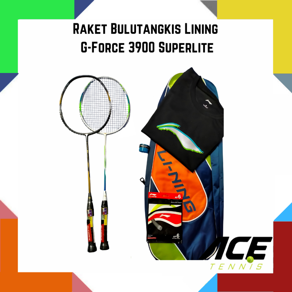 Raket Badminton / Raket Bulutangkis Lining G-Force 3900 Superlite
