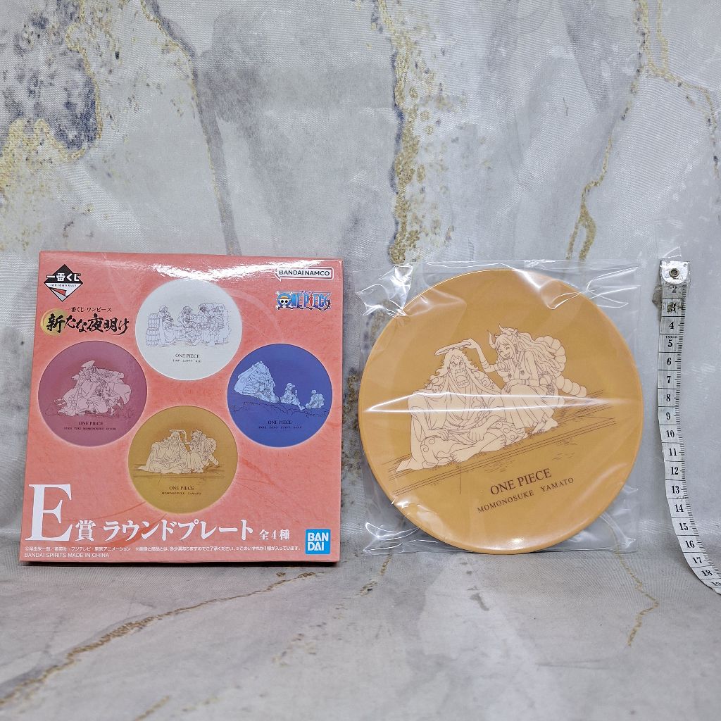 One Piece Momonosuke Yamato Piring Plate Melamine Ichiban Kuji E Prize New Dawn 15 cm