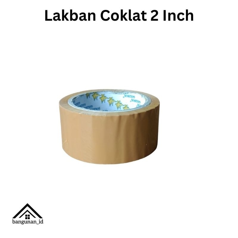 

Lakban Solatip Coklat Ukuran 2 Inch