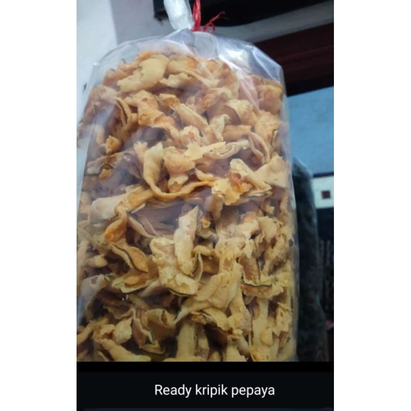 

kripik pepaya enak endulita kemasan 500 gram