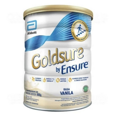 

GOLDSURE BY ENSURE VANILA 800 GRAM/ SUSU DEWASA