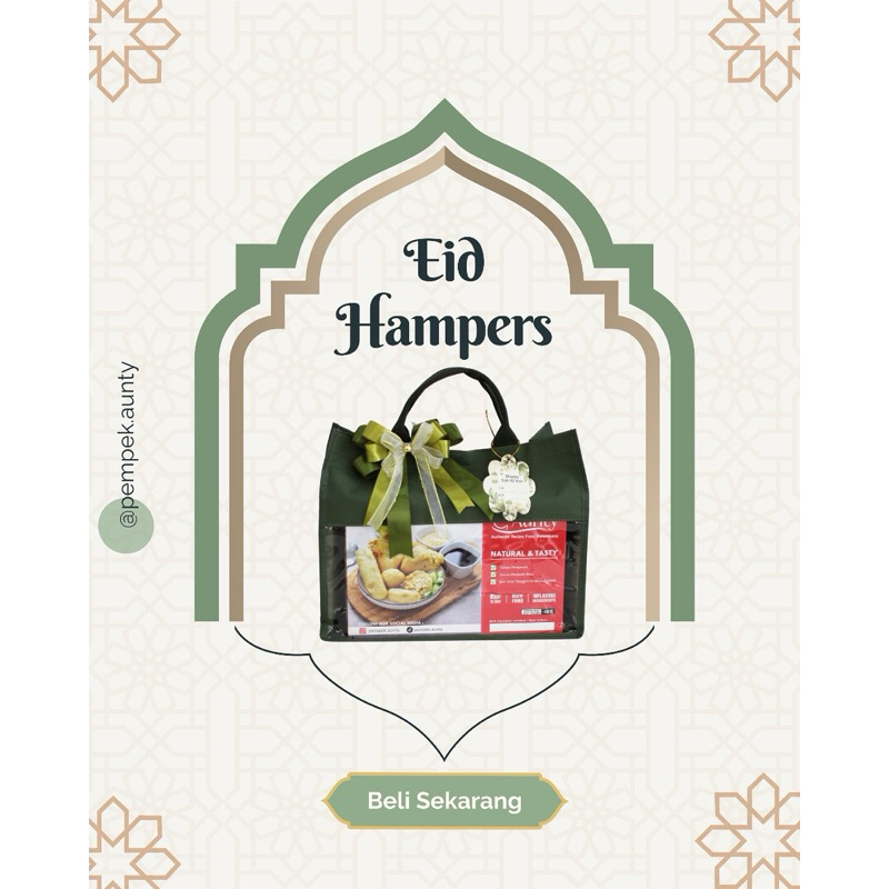 

HAMPERS LEBARAN Pempek Aunty Asli Palembang (100% Ikan Tenggiri)