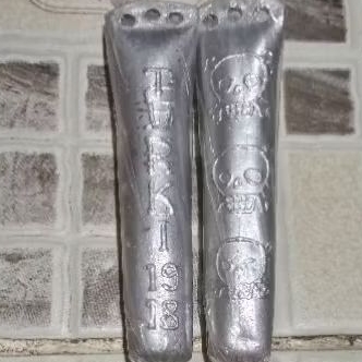 Madat / Candu Tengkorak 3 Besar Warna Silver