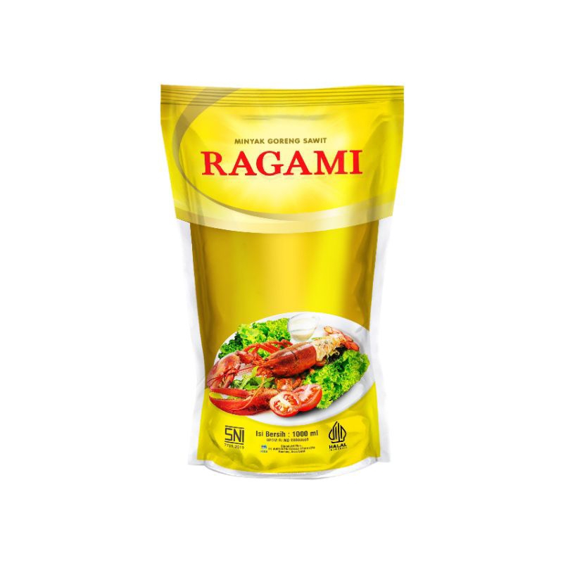 

Minyak Goreng RAGAMI 1 Liter Minyak goreng Sawit Kemasan Poucg 1 liter kualitas premium