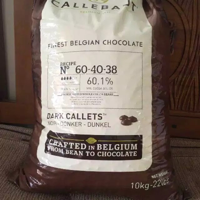 

Callebaut Dark Chocolate Belgian Couverture 60-40-38 60,1% 100 gram - 100 gram