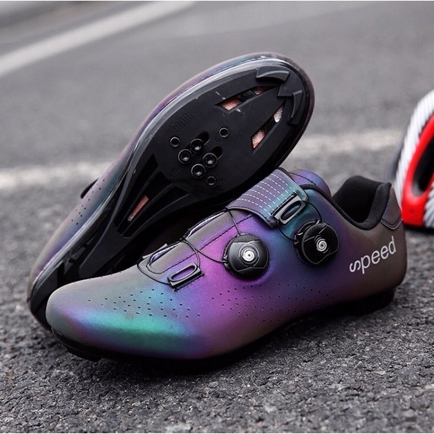 Speed Sepatu Sepeda Speed Sepatu Cleat Magic Color Roadbike MTB