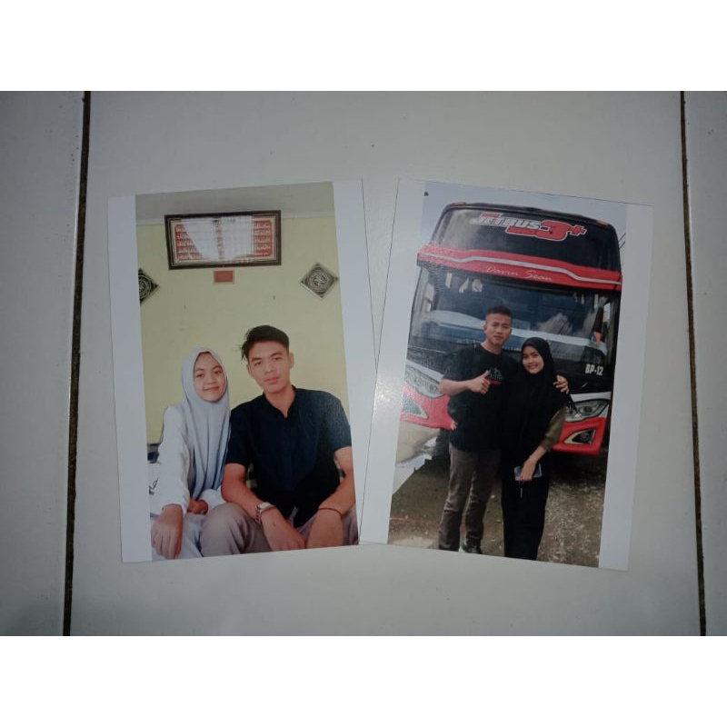 CETAK FOTO UKURAN 5R PAKET 4 FOTO PROSES 1 HARI BISA COD