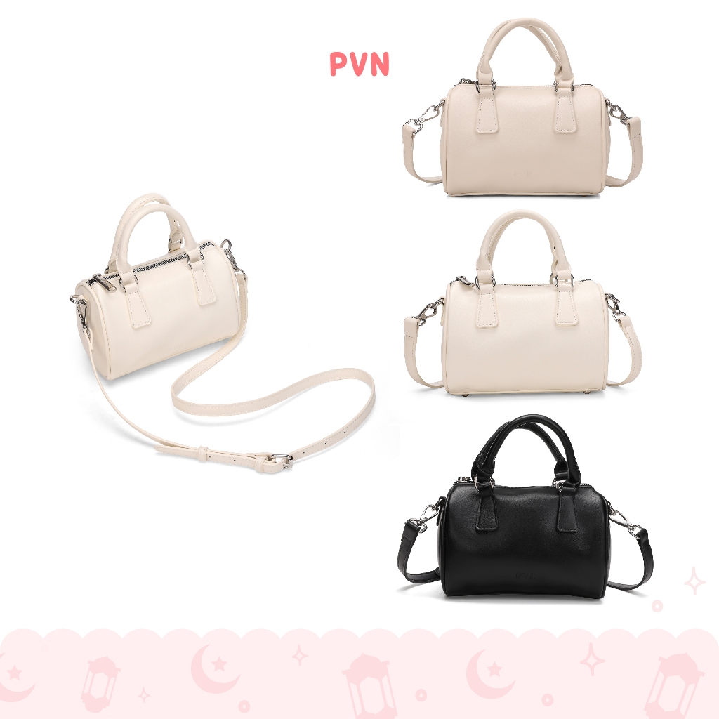 [NEW LAUNCHING] PVN Lola Tas Wanita Hitam Krem 010