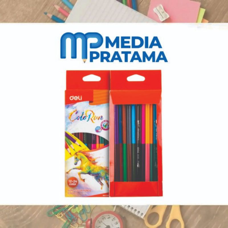 

PENSIL WARNA DELI DUAL COLOR PENCIL C005 20