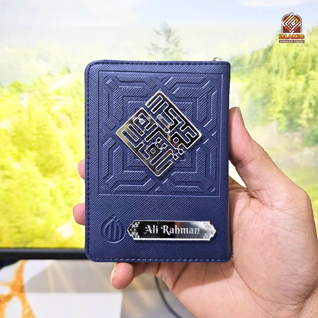 [Limited Edition] Alquran Custom Nama Travel A7 Resleting Exclusive | Alquran Santri Saku Hafalan