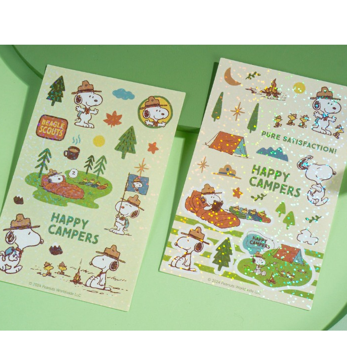 

Joytop Snoopy Camping Diary Guka Stickers JT-101216 [CREATIV]