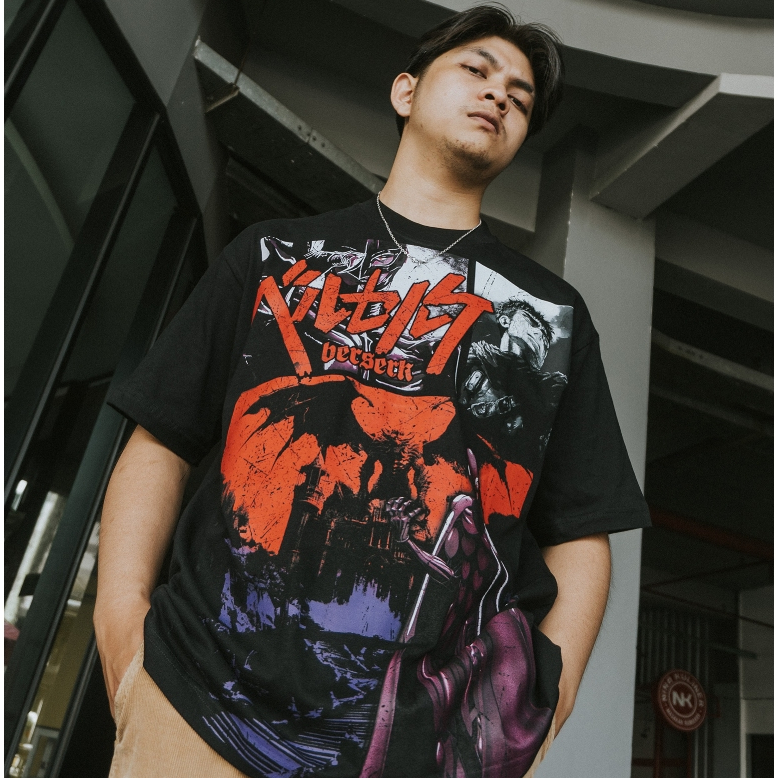 BERSERK Kaos Anime BERSERK Kaos Anime OVERSIZE BERSERK