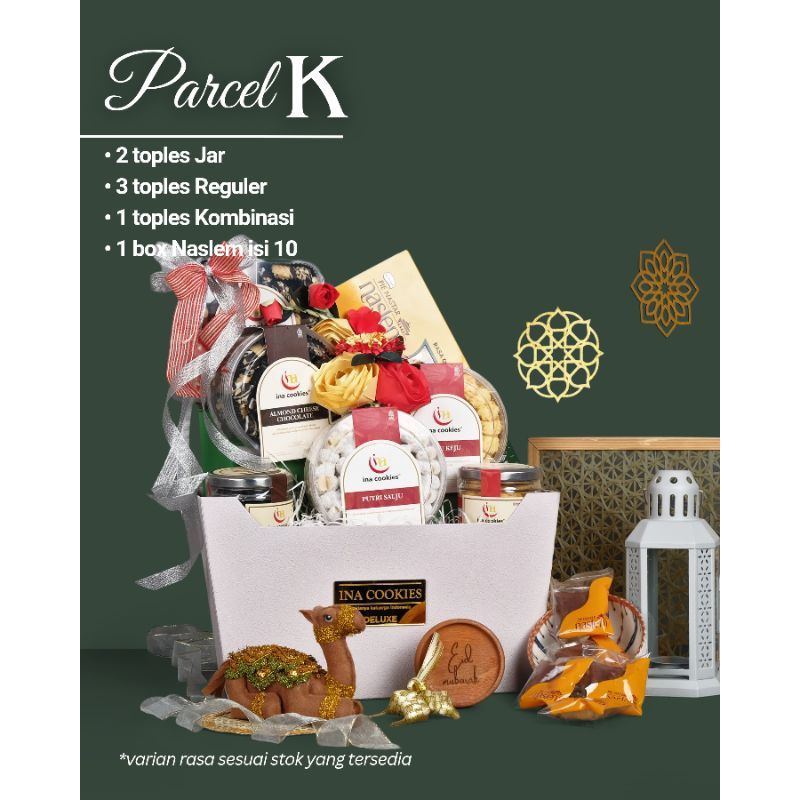 

PARCEL HAMPERS LEBARAN INA COOKIES