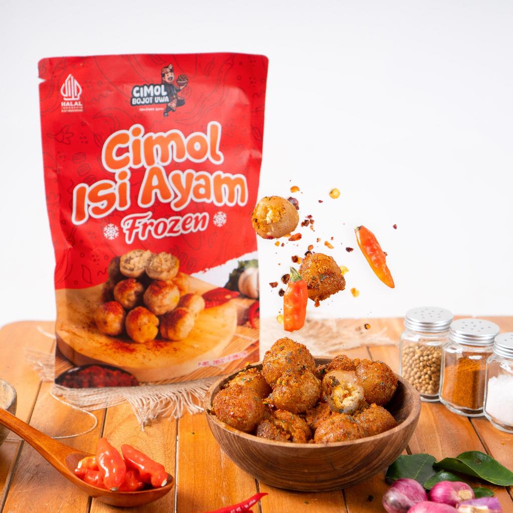 

Cimol Bojot Uwa Frozen Isi Ayam Isi 16 Butir Rasa Mantap