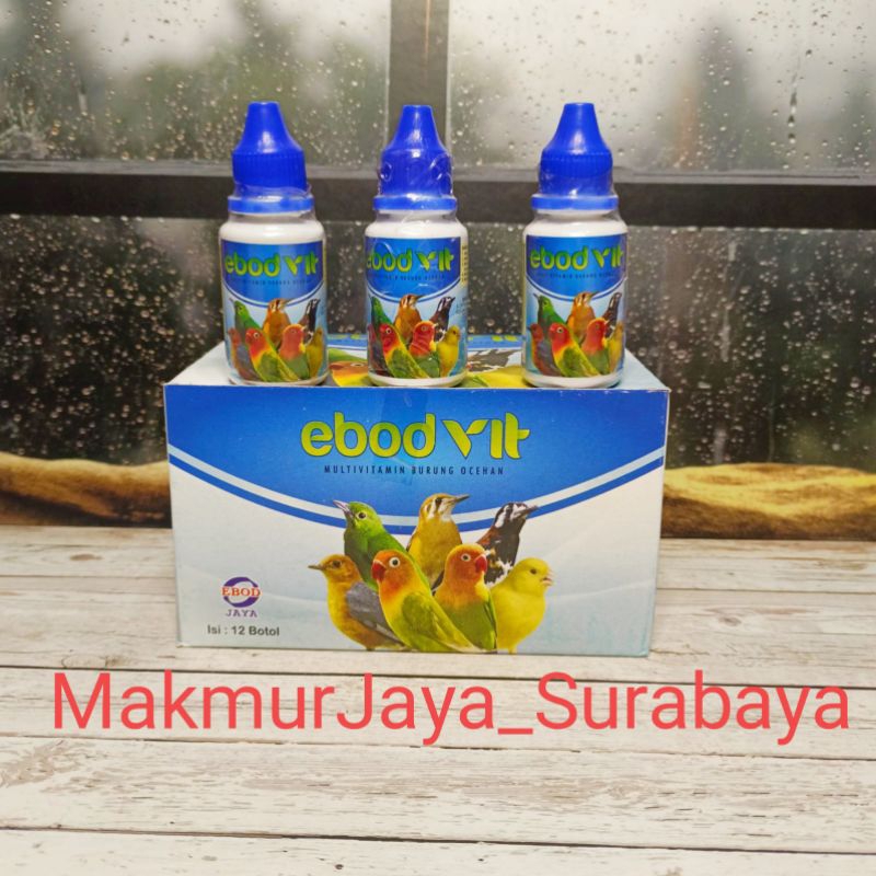 EBOD VIt (ASLI) Vitamin BURUNG MURAI KENARI GACOR SEHAT EBOD VIT ORI EBODJAYA