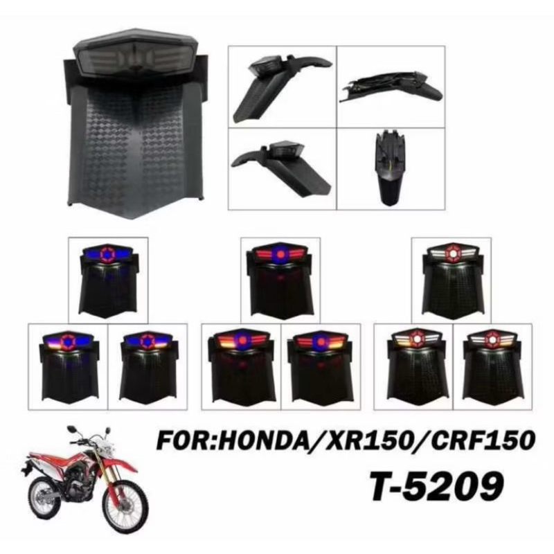 YTY Spakbor Belakang CRF 150L Spakbor Belakang CRF Spakbor Belakang CRF 150 L Variasi Spakbor 3In1