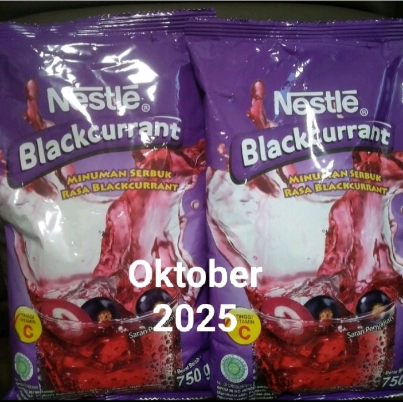 

Nestle Blackcurrant 750 gram bubu minuman rasa anggur