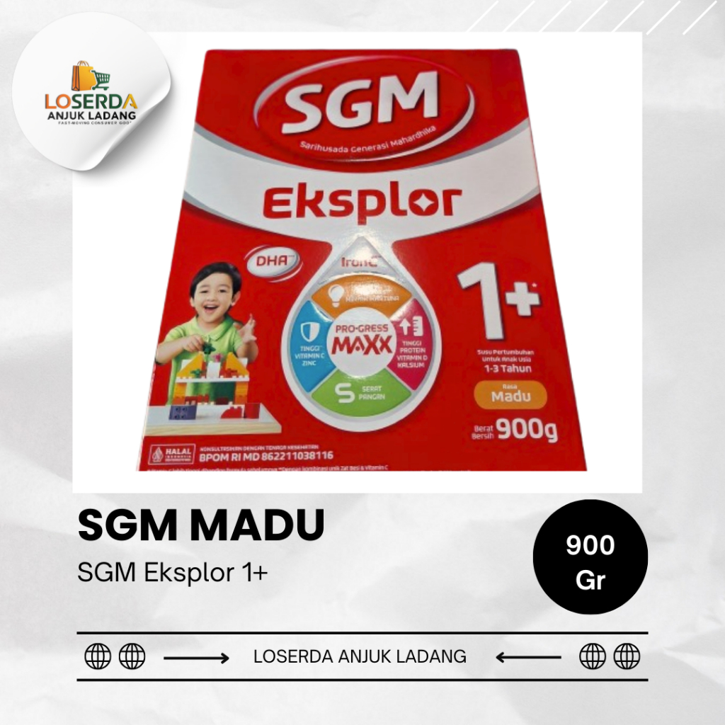 

SGM Eksplor 1+ Madu / Susu 900gr – Susu Pertumbuhan untuk Anak 1-3 Tahun