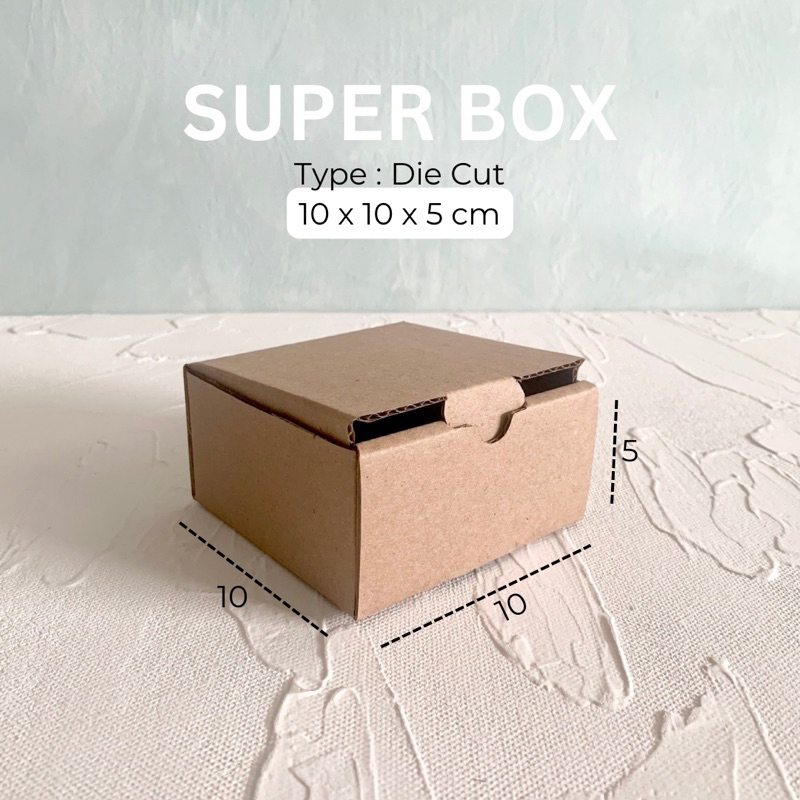 

Die Cut Box - 10x10x5cm / Dus Karton Packaging / Box Packaging