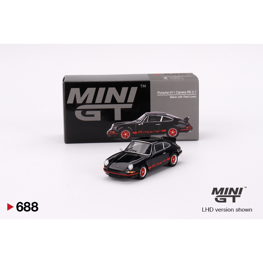 Mini GT 688 Porsche 911 Carrera RS 2.7 Black