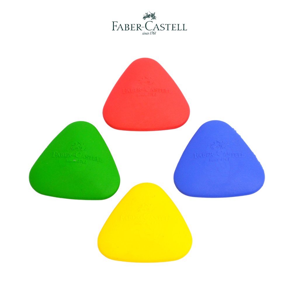 

Grip Eraser Triangle Pouch Faber-Castell Penghapus Segitiga Krayon 189024P