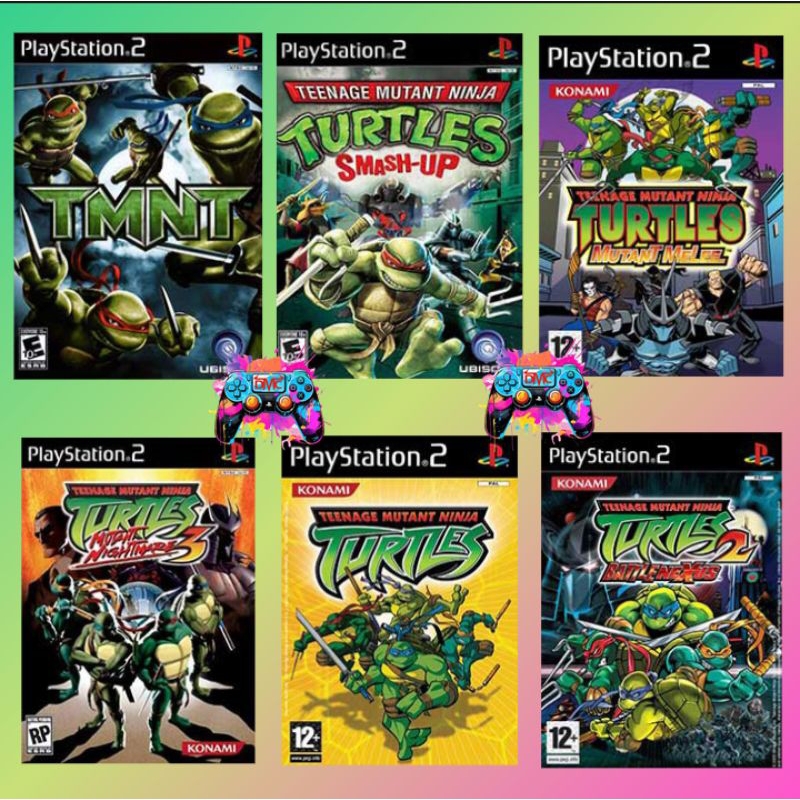 KASET PS2 TMNT TEENAGE MUTANT NINJA TURTLES PS 2