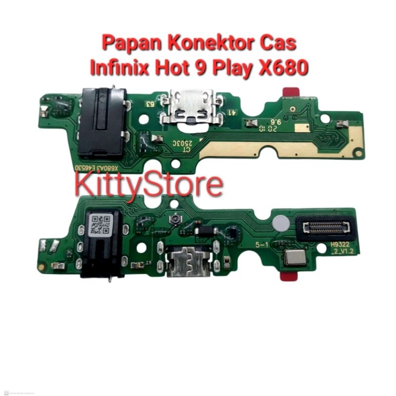 Papan Cas Flexible Konektor Cas Infinix Hot 9 Play X680/ Hot 10 Play X688 PCB+MiC+IC