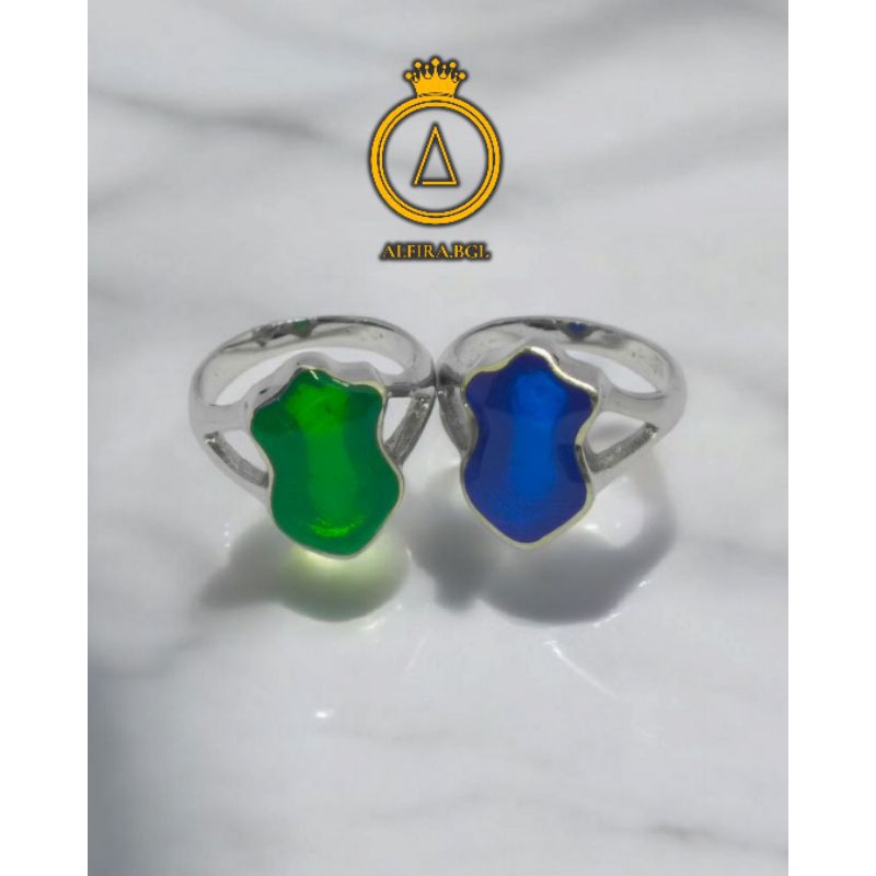Cincin Terompah Nabi Cewek / Akhwat Batu Sintetis