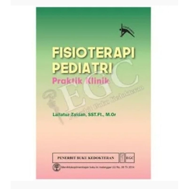 FISIOTERAPI PEDIATRI PENERBIT EGC ORIGINAL