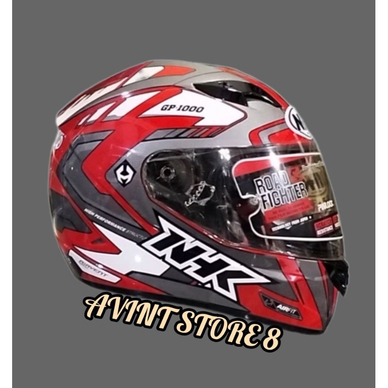 HELM NHK GP 1000 MOTIF HELM PULL FACE DOUBLE VISOR