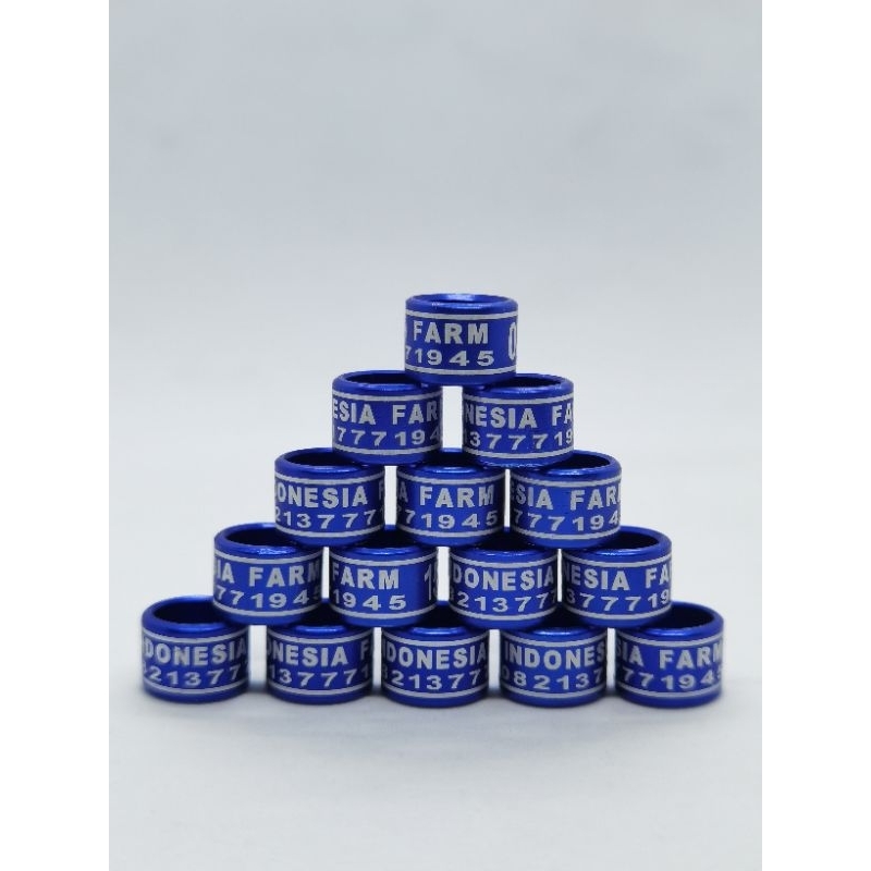 RING BURUNG BRAJANGAN KENARI F1  LUBANG DIAMTER 3.5MM MODEL LASER LIST