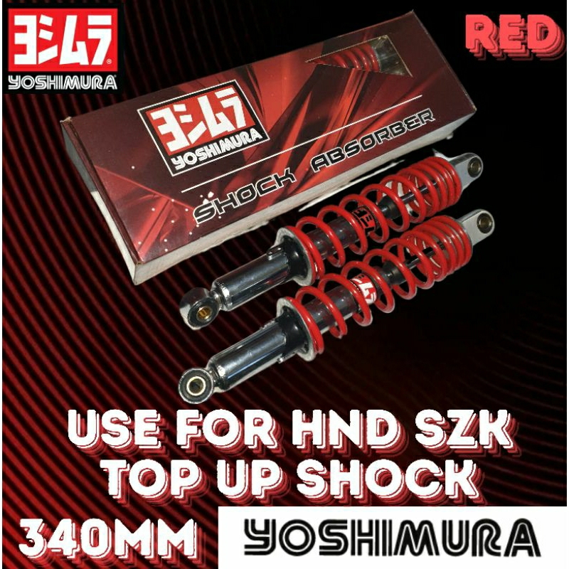 SHOCK SOK SEKOK BELAKANG YOSHIMURA 340mm FOR HONDA, SUZUKI BEBEK